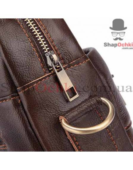 Сумка чоловіча Bexhill BX1128C, шкіра, кофейно-коричнева