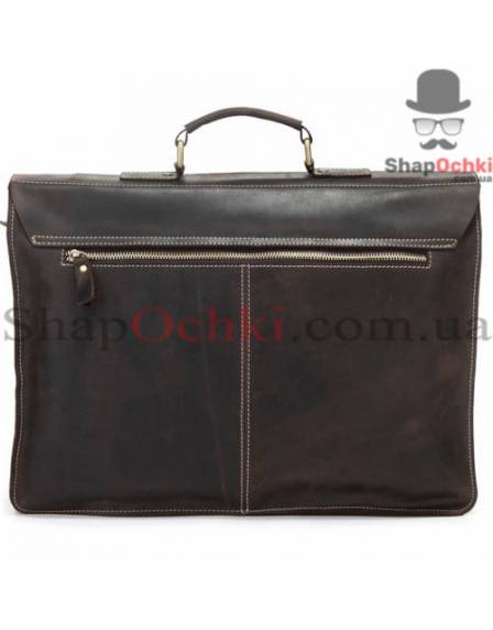 Портфель мужской Tiding Bag 7105R, кожа, темно-коричневый