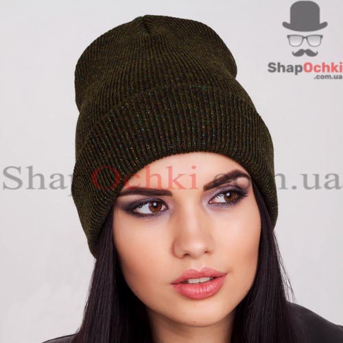 Шапка женская Caskona,  Peri 2 F Uni Lux,  хаки