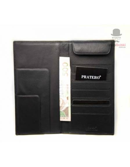 Тревел-кейс мужской Pratero PR-50646, кожа, чёрный