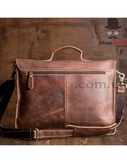 Портфель чоловічий Tiding Bag G8870B, шкіра, чорний