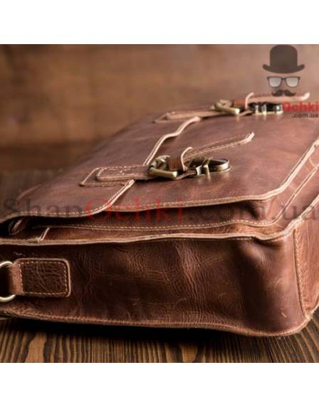 Портфель чоловічий Tiding Bag G8870B, шкіра, чорний