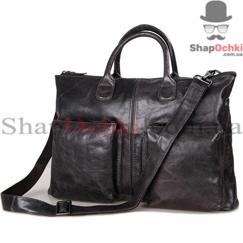 Сумка чоловіча Tiding Bag 7241J,  шкіра,  сіро-коричнева