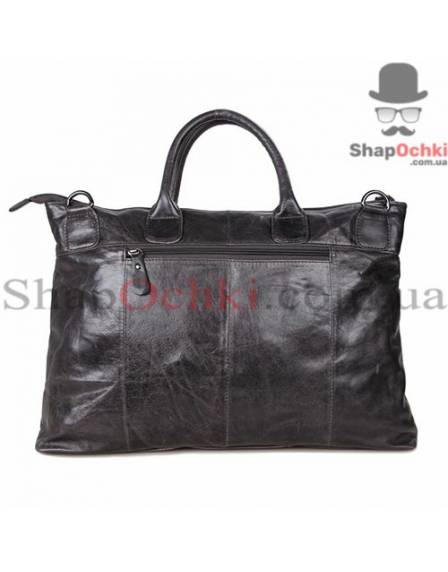 Сумка чоловіча Tiding Bag 7241J, шкіра, сіро-коричнева