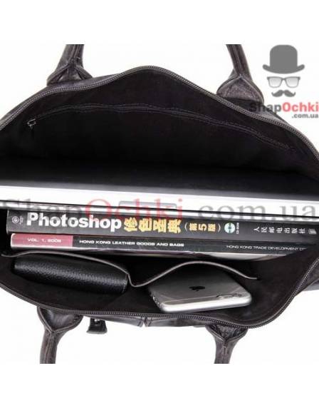 Сумка чоловіча Tiding Bag 7241J, шкіра, сіро-коричнева