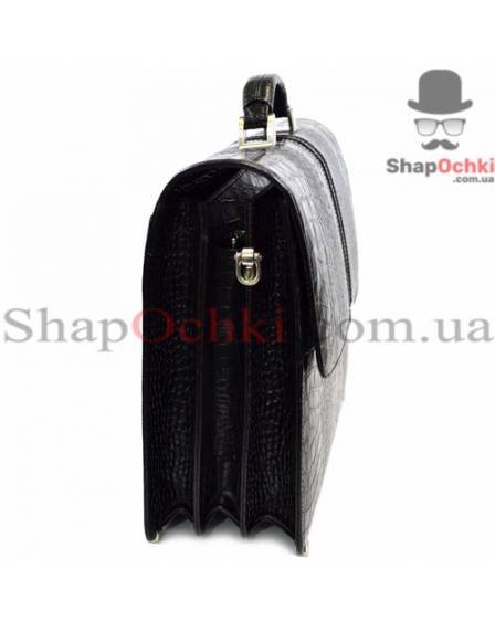 Портфель мужской Desisan, 317-11, кожа, черный