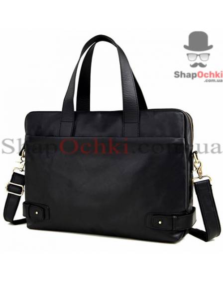 Сумка чоловіча Tiding Bag BP5-3038A, шкіра, чорна