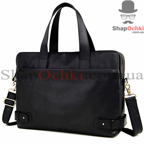 Сумка чоловіча Tiding Bag BP5-3038A,  шкіра,  чорна