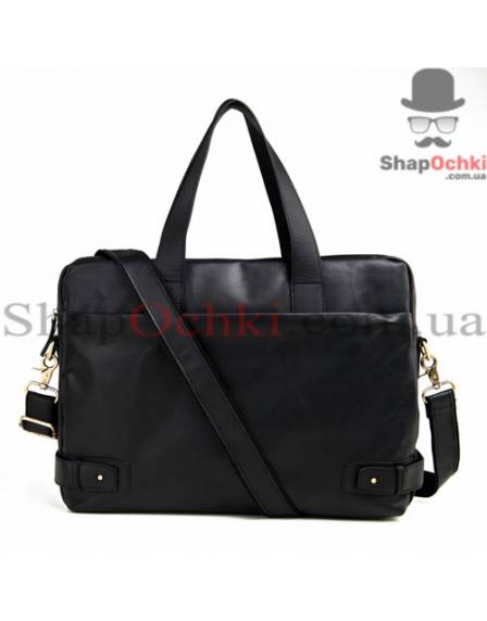 Сумка чоловіча Tiding Bag BP5-3038A, шкіра, чорна
