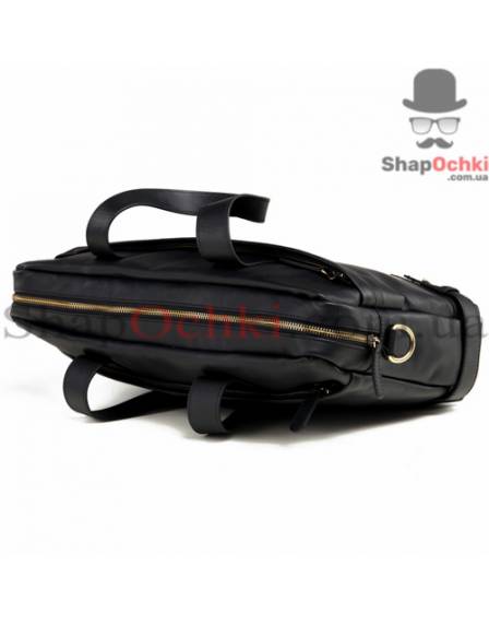 Сумка чоловіча Tiding Bag BP5-3038A, шкіра, чорна