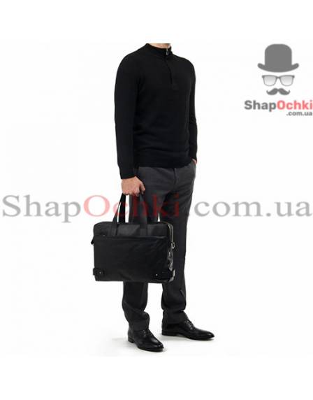 Сумка чоловіча Tiding Bag BP5-3038A, шкіра, чорна
