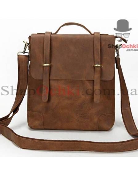Сумка месенджер чоловіча Tiding Bag t3269, шкіра, коричнева