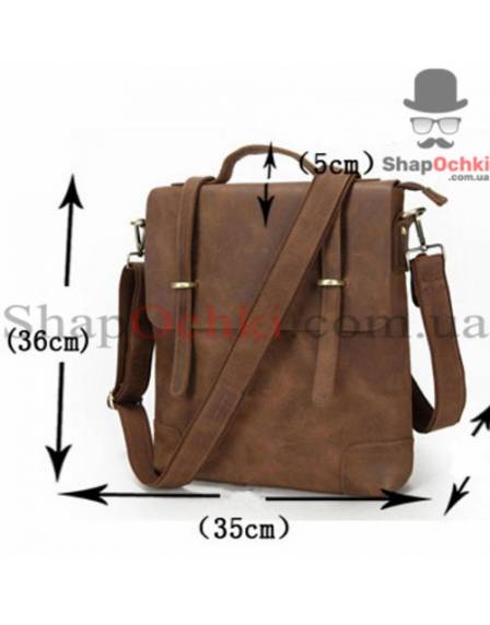 Сумка месенджер чоловіча Tiding Bag t3269, шкіра, коричнева