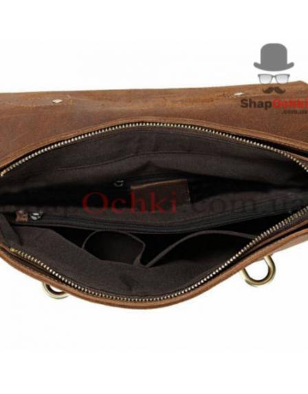 Сумка месенджер чоловіча Tiding Bag t3269, шкіра, коричнева