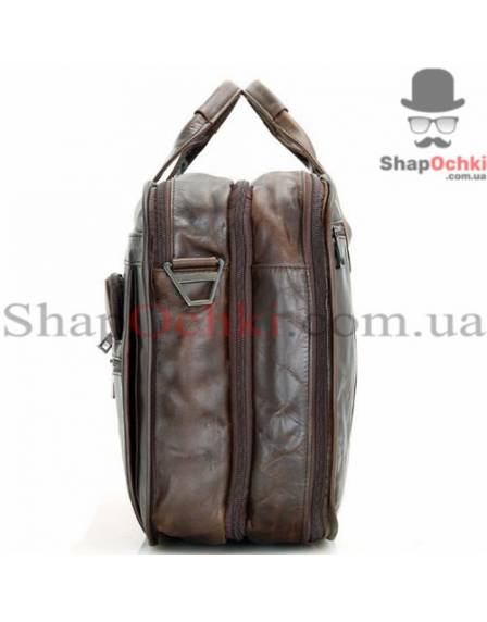 Сумка чоловіча Jasper&Maine 7093C, шкіра, шоколад