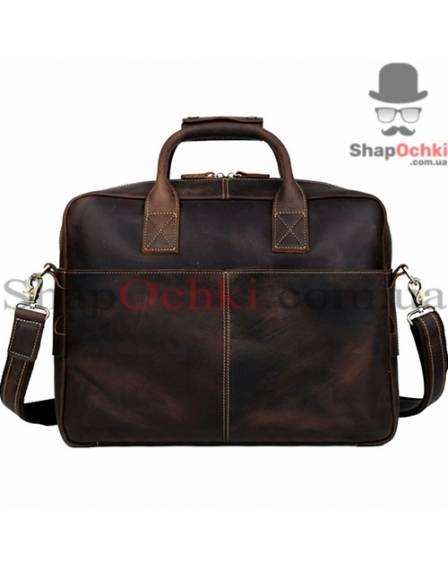 Сумка чоловіча Tiding Bag t1019, шкіра, коричнева