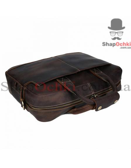 Сумка чоловіча Tiding Bag t1019, шкіра, коричнева