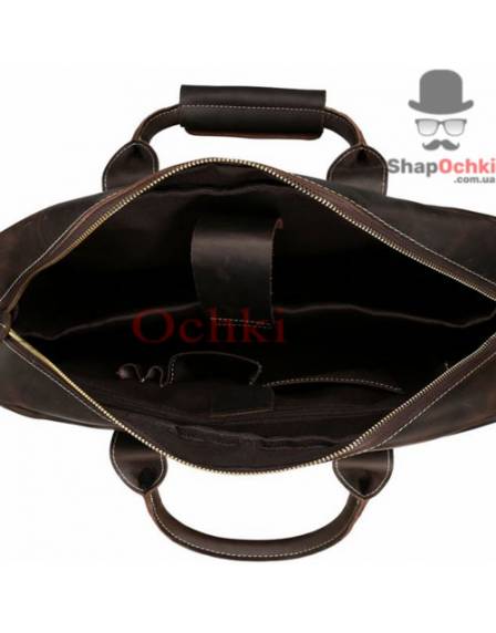 Сумка чоловіча Tiding Bag t1019, шкіра, коричнева