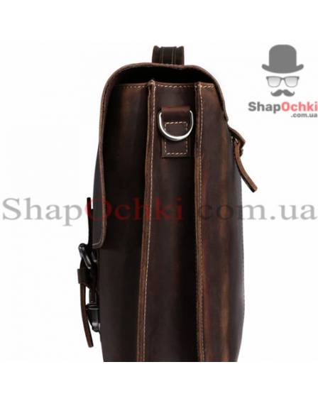 Портфель чоловічий Tiding Bag 7035R, шкіра, темно-коричневий
