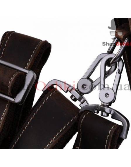 Портфель чоловічий Tiding Bag 7035R, шкіра, темно-коричневий