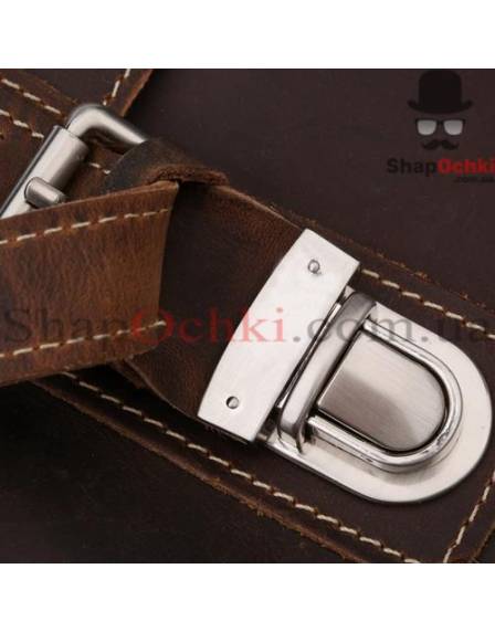 Портфель чоловічий Tiding Bag 7035R, шкіра, темно-коричневий