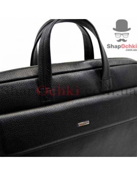 Портфель мужской Desisan, 340-01, кожа, черный