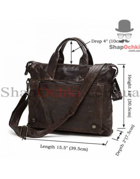 Сумка чоловіча Jasper&Maine 7120C, шкіра, коричнева