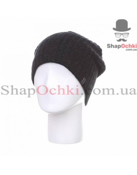 Шапка Ozzi, №149PR, черный+темный джинс