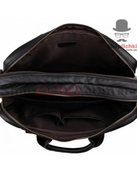Сумка чоловіча Tiding Bag 7085A, шкіра, чорна