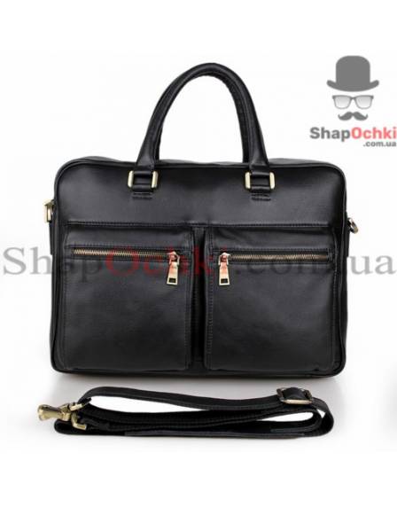 Сумка чоловіча Tiding Bag 7270A, шкіра, чорна