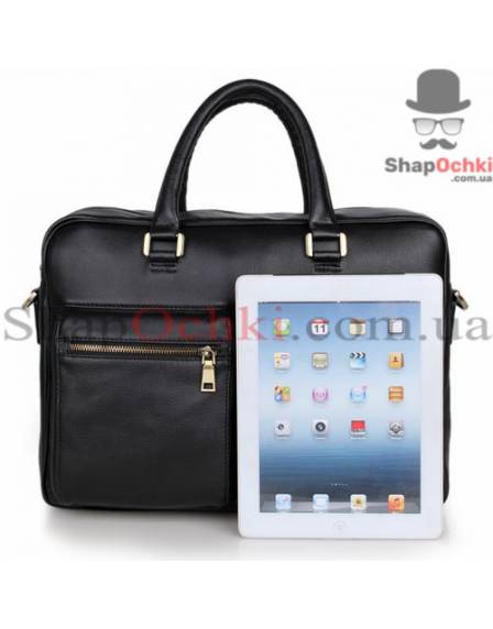 Сумка чоловіча Tiding Bag 7270A, шкіра, чорна