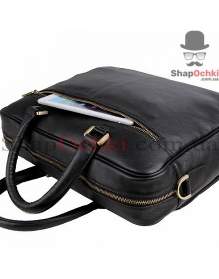 Сумка чоловіча Tiding Bag 7270A, шкіра, чорна