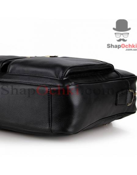 Сумка чоловіча Tiding Bag 7270A, шкіра, чорна