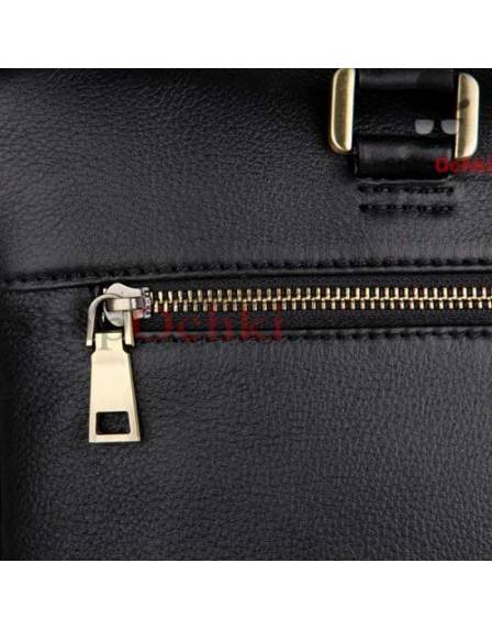 Сумка чоловіча Tiding Bag 7270A, шкіра, чорна
