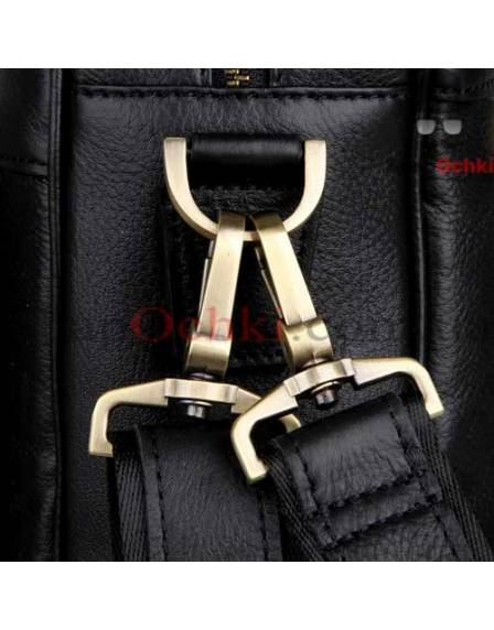 Сумка чоловіча Tiding Bag 7270A, шкіра, чорна