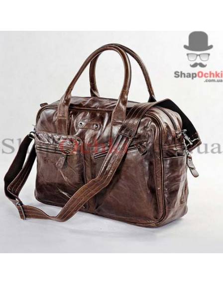 Сумка чоловіча Jasper&Maine 7142C, шкіра, кофейна