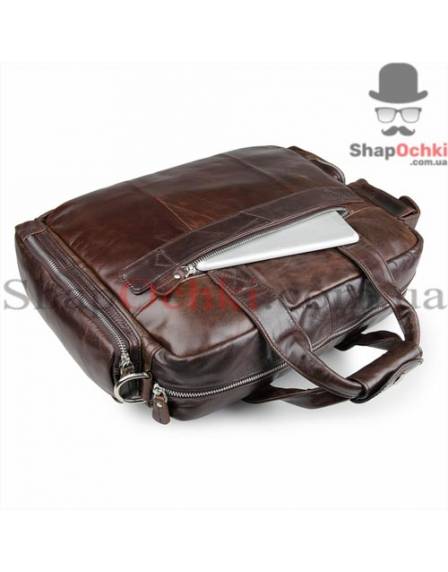 Сумка чоловіча Tiding Bag 7219C, шкіра, коричнева