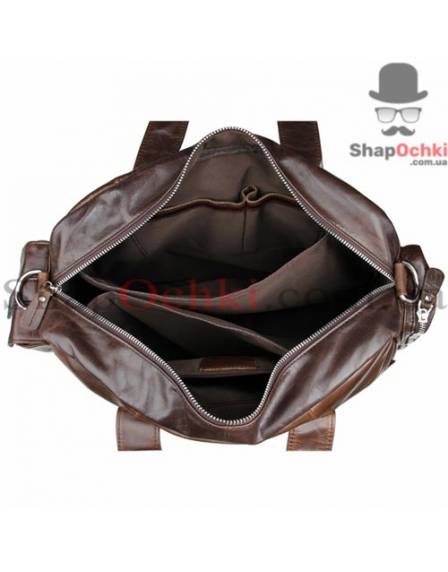 Сумка чоловіча Tiding Bag 7219C, шкіра, коричнева