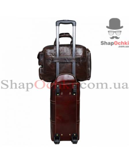 Сумка чоловіча Tiding Bag 7219C, шкіра, коричнева