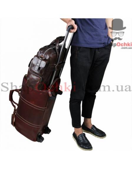 Сумка чоловіча Tiding Bag 7219C, шкіра, коричнева