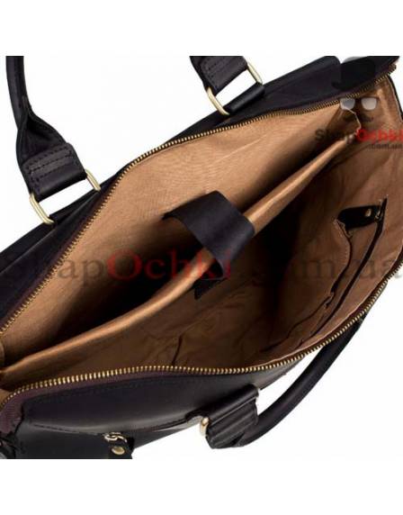 Сумка чоловіча Tiding Bag t1096A, шкіра, колір чорний