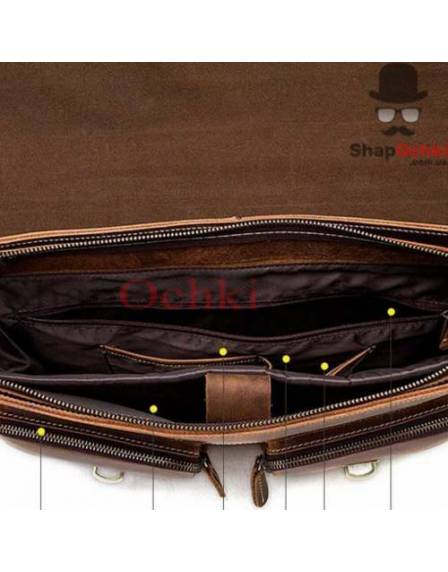 Портфель чоловічий Bexhill  Bx1061C, шкіра, коричневий