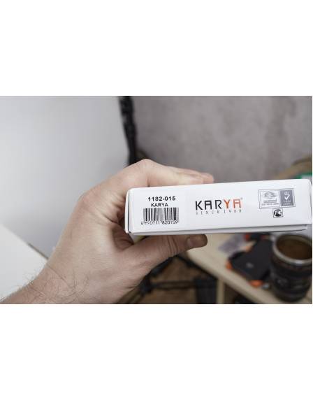 Жіночий шкіряний гаманець Karya 1182-015 темно-коричнева рептилія