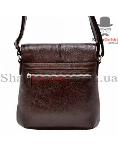 Барсетка мужская мягкая Desisan, 342-019, кожа, коричневая