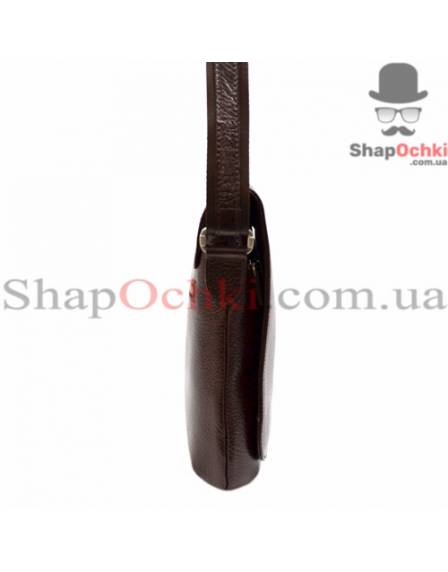 Барсетка мужская мягкая Desisan, 342-019, кожа, коричневая