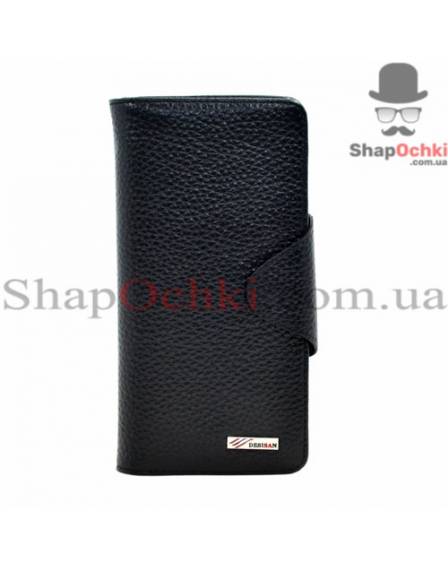 Портмоне мужское Desisan, 225-011, кожа, черное
