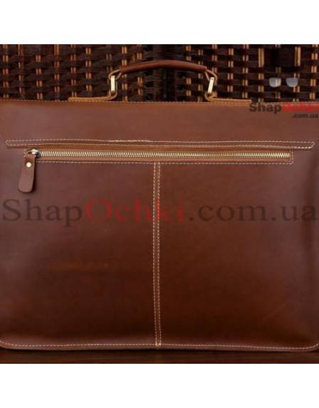Портфель чоловічий Tiding Bag 7105X-1, шкіра, коричневий
