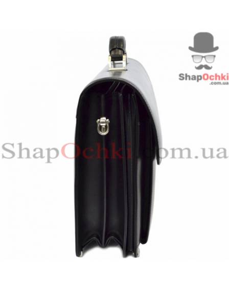 Портфель мужской Desisan, 217-1, кожа, черный