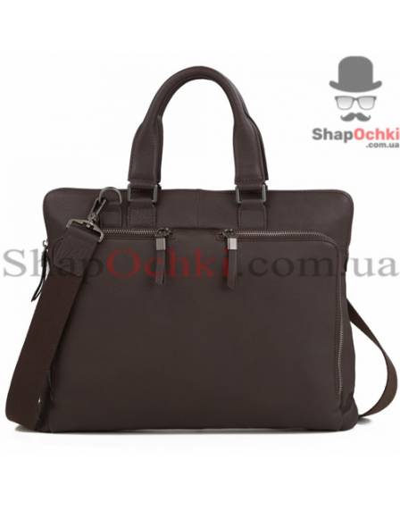 Сумка чоловіча Tiding Bag M47-21557-2C, шкіра, шоколад