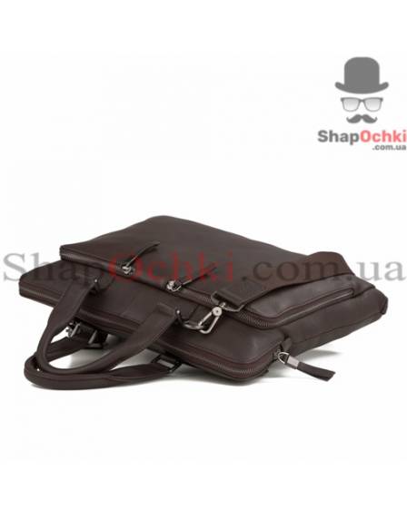 Сумка чоловіча Tiding Bag M47-21557-2C, шкіра, шоколад